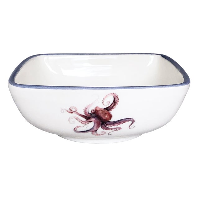 Octopus Square Bowl 