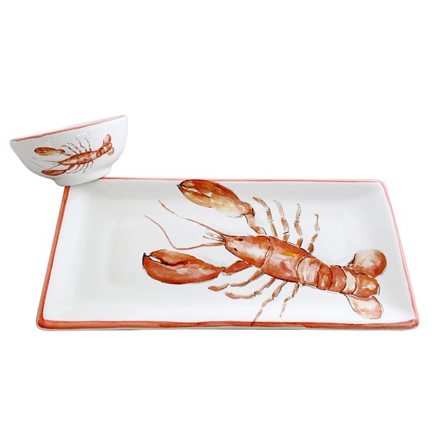 Lobster Tray and Small Bowl Set