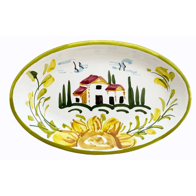 Tuscan Farm House Small Oval Plate/Tray 