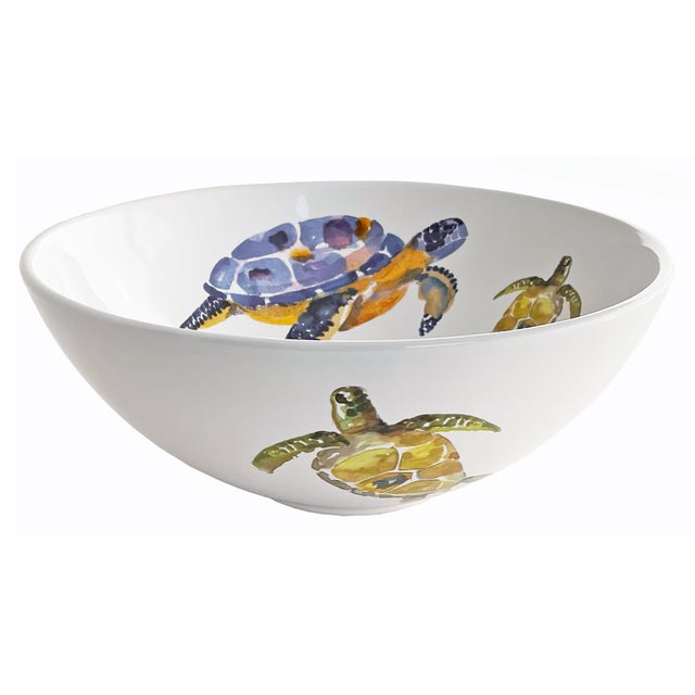 Under the Sea Turtle Salad/Serving Bowl