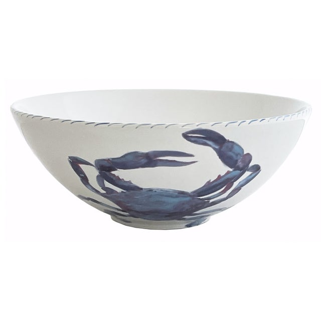Blue Crab Serving Bowl