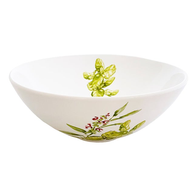 Garden Herb Serving Bowl