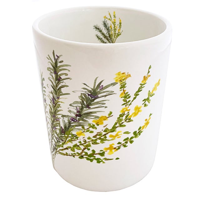 Garden Herb Wine Bottle/Utensil Holder