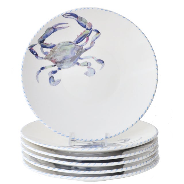 Blue Crab Salad/Dessert Plates (set of 6)