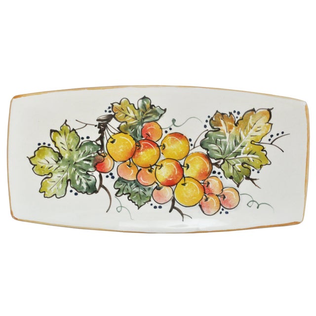 Autumn Harvest Rectangle Plate/Tray  - Red Grapes