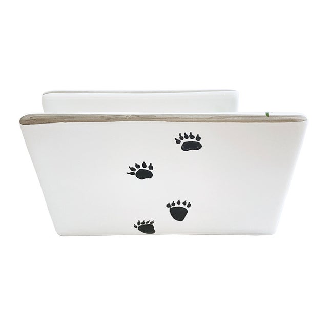 Black Bear Napkin Holder/Folder Holder