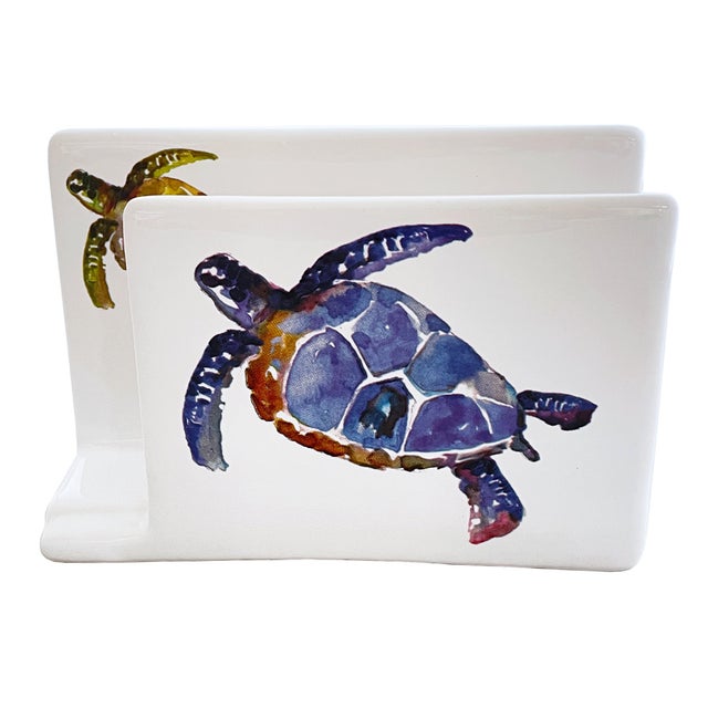 Under the Sea Turtle Napkin Holder/Folder Holder