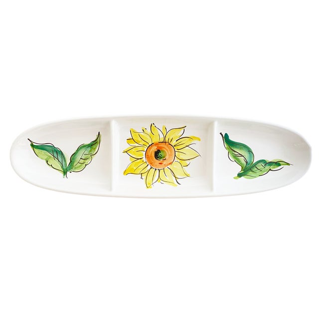 Sunflower Three Section Tray