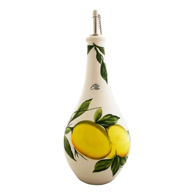 Lemon Olive Oil Bottle .