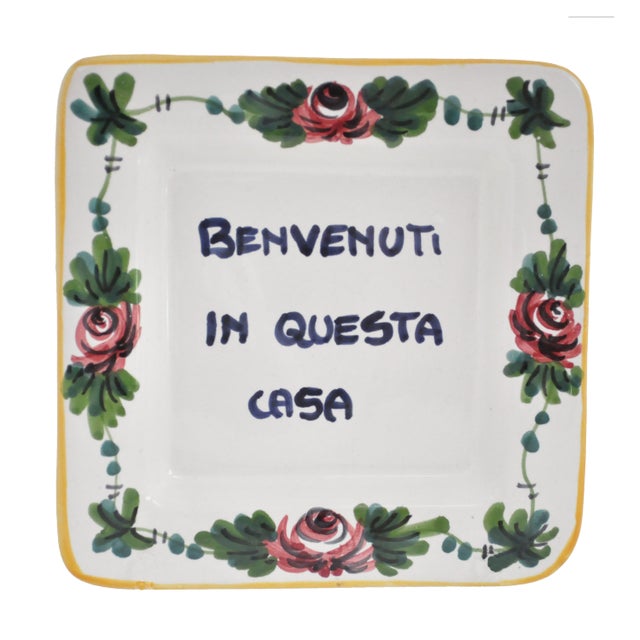 Proverb Square Benvenuti a Questa Casa - Welcome to this Home